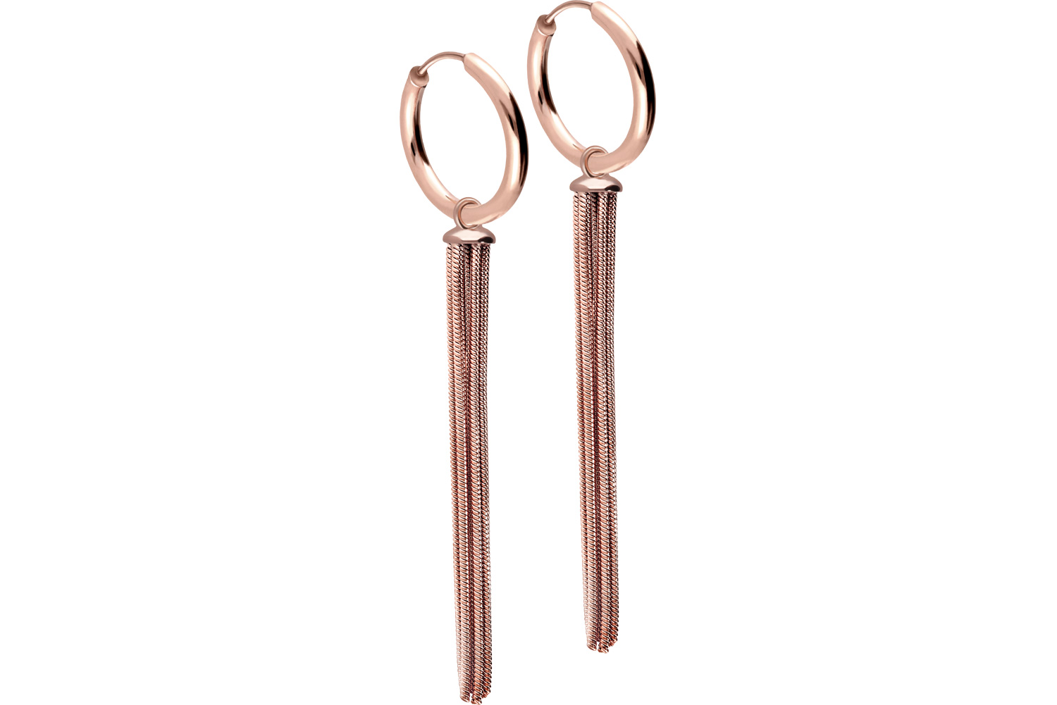 Chirurgenstahl Ohrclicker Creolen QUASTE von Piercingline